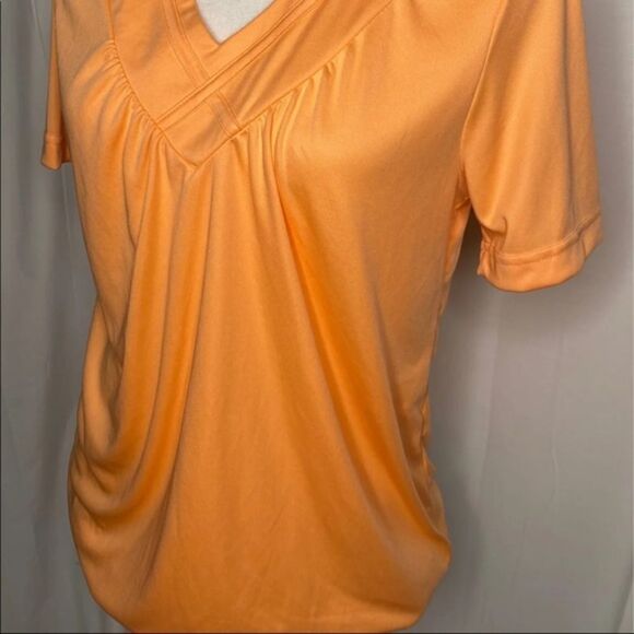Blair Blouson Peach Short Sleeve Top - Picture 3 of 6